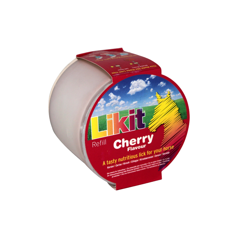 Likit - Friandise pour chevaux pierre cerise 650 g | - Ohlala