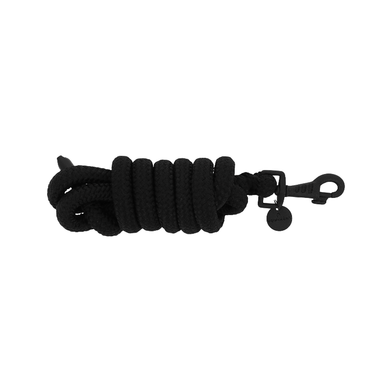 Equithème - Longe Pearl noir | - Ohlala