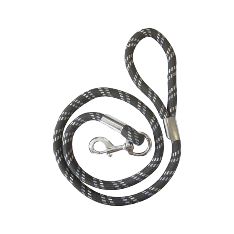 Diego & Louna - Laisse corde épaisse gris | - Ohlala