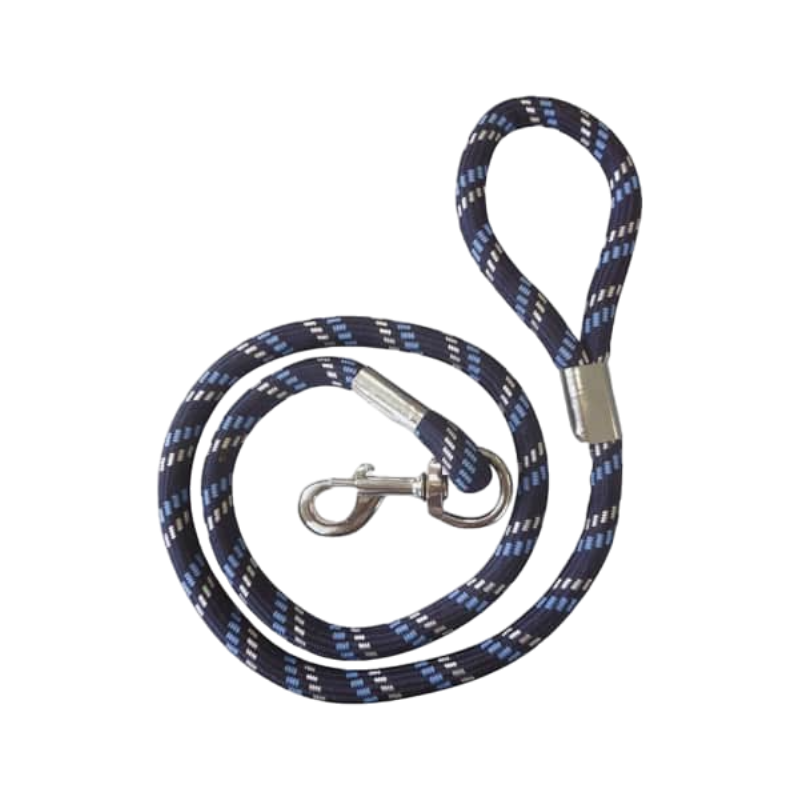 Diego & Louna - Laisse corde épaisse marine/ciel | - Ohlala