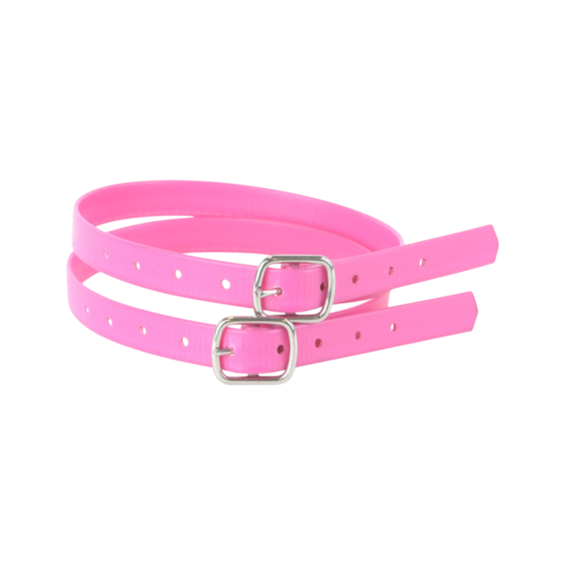 Metalab - Courroies d'éperons Flexicare rose