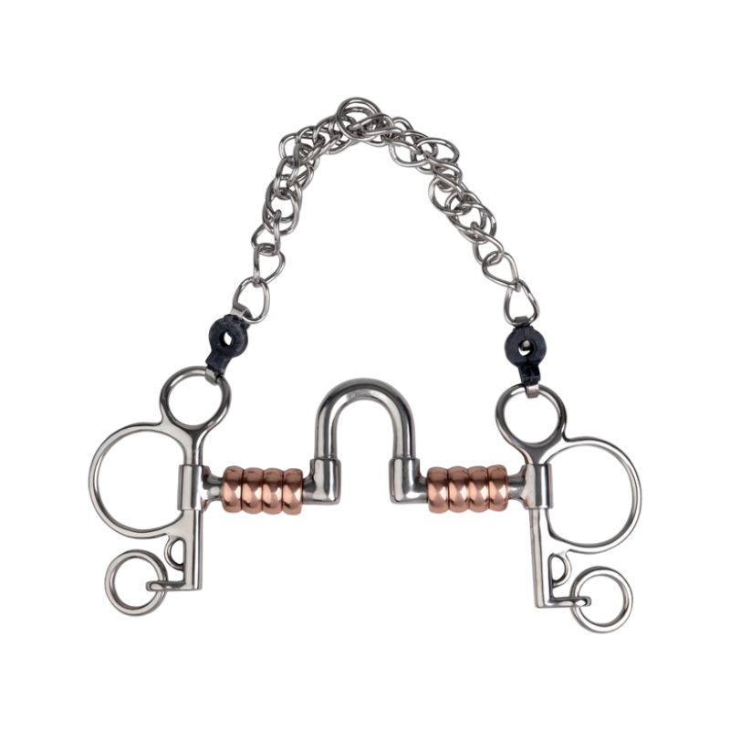 Metalab - Mors pelham passage de langue rouleaux en cuivre | - Ohlala