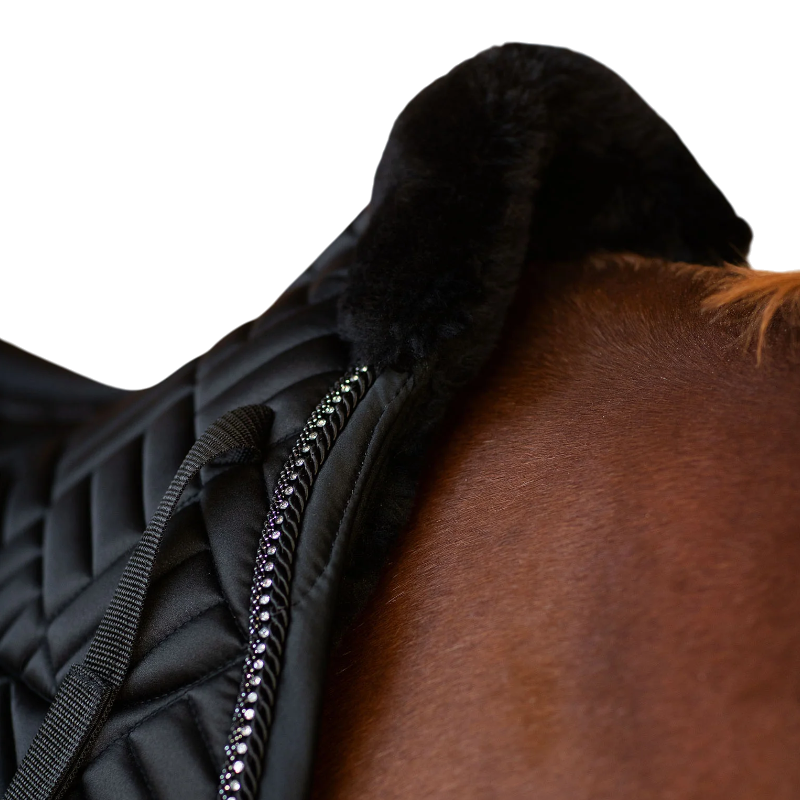Equestrian Stockholm - Tapis de dressage Crystal noir