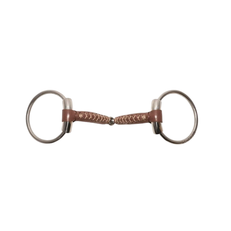 Metalab - Mors deux anneaux Pinchless canon cuir 17 mm | - Ohlala