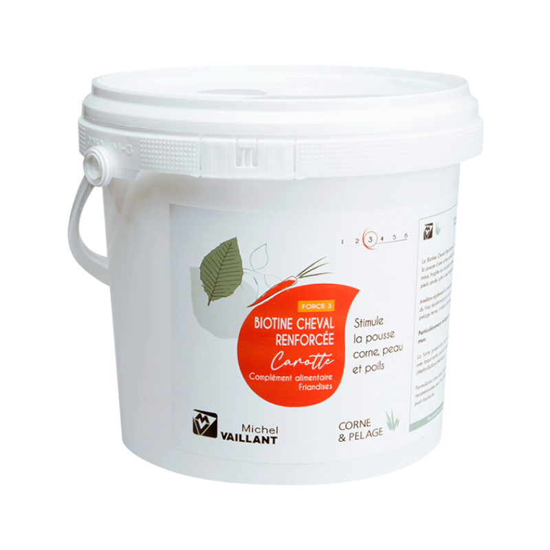 Michel Vaillant - Complément alimentaire friandises sabot et peau Biotine renforcée carotte | - Ohlala