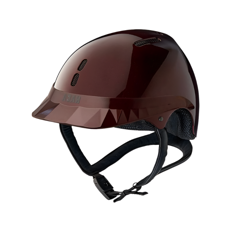 NACA - Casque d'équitation Gravity S visière standard brillant prune | - Ohlala