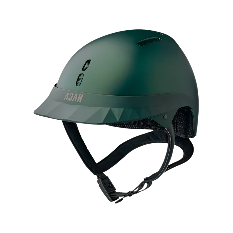NACA - Casque d'équitation Gravity S visière standard mat vert | - Ohlala