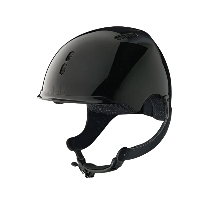 NACA - Casque d'équitation Gravity XP sans visière brillant noir onyx | - Ohlala