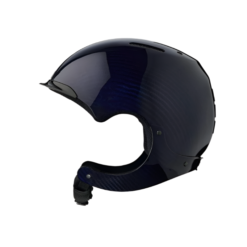 NACA - Rijhelm Gravity XP zonder vizier carbon glanzend blauw | - Ohlala