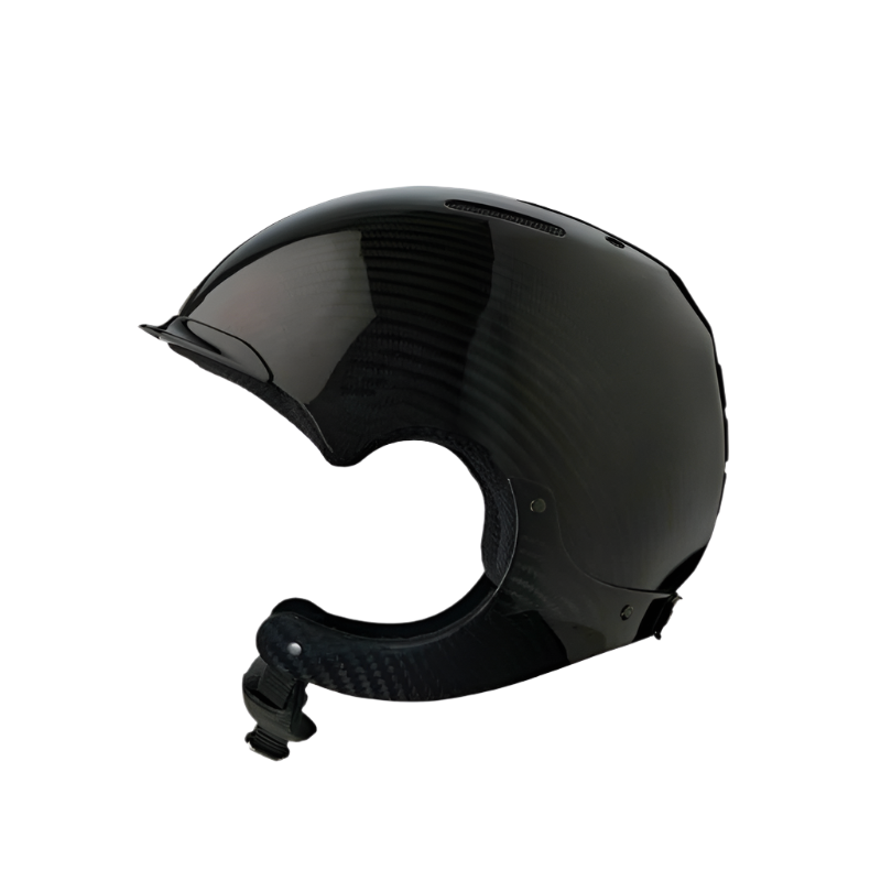 NACA - Rijhelm Gravity XP zonder klep glanzend carbon zwart | - Ohlala