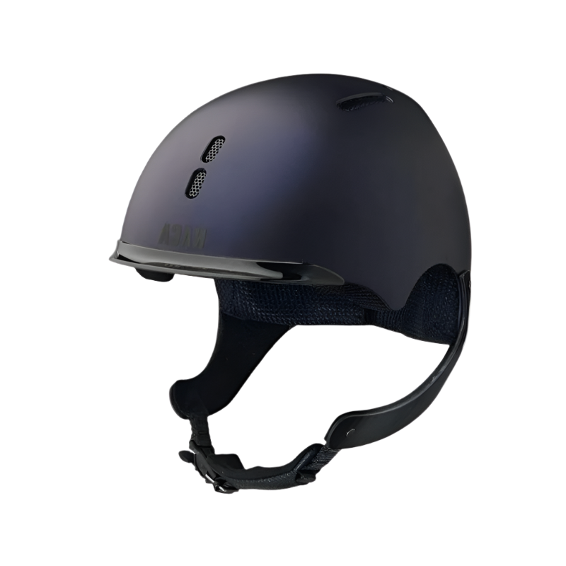 NACA - Casque d'équitation Gravity XP sans visière matt bleu | - Ohlala