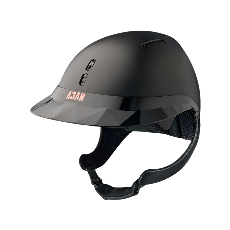 NACA - Casque d'équitation Gravity XP visière polo matt noir onyx | - Ohlala