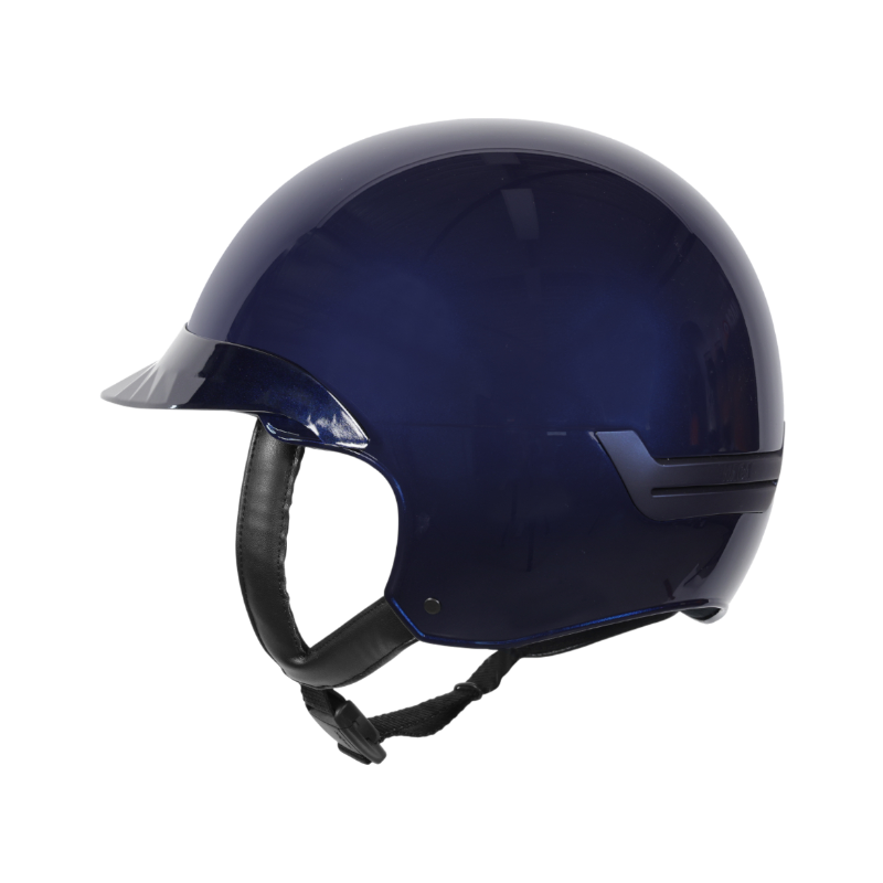 NACA - Casque d'équitation visière polo Comète S bleu brillant