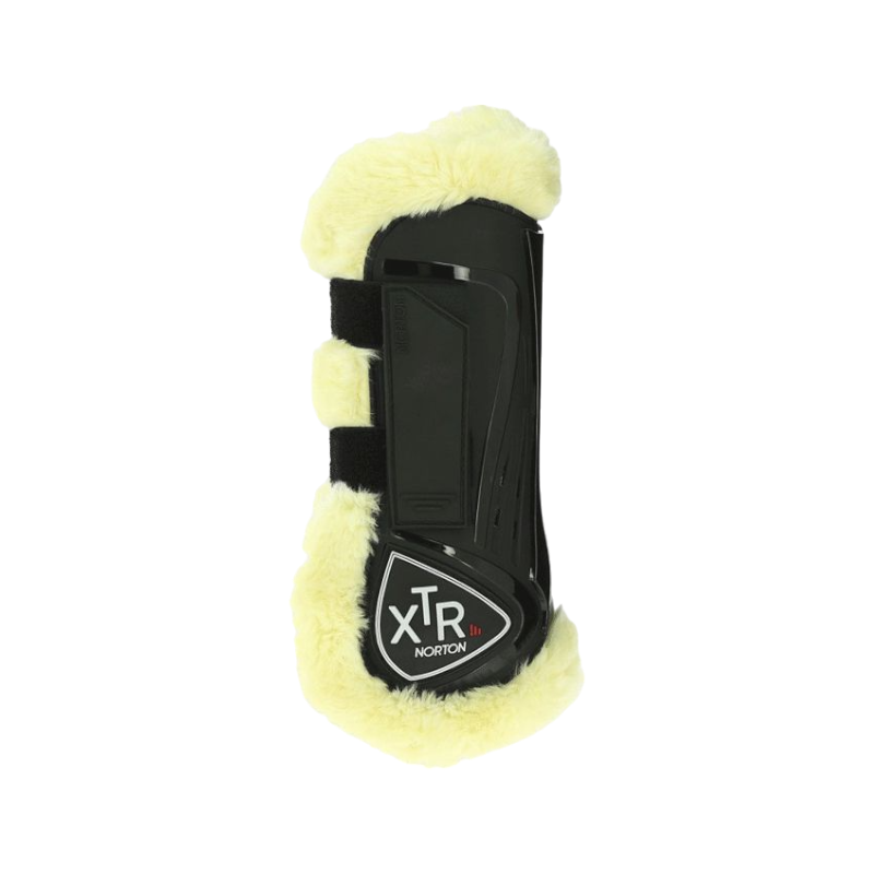 Norton - Guêtres cheval XTR mouton noir x2 | - Ohlala