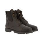 Norton - Boots Vauvert veters + rits bruin | - Ohlala