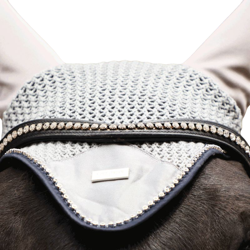 Equestrian Stockholm - Bonnet pour cheval Crystal Grey | - Ohlala