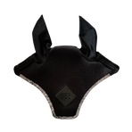 Oxxer - Kort paardenmasker Diamant zwart antraciet glitters | - Ohlala