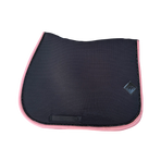 Oxxer - Tapis de selle Mesh noir/ vieux rose paillettes noires | - Ohlala