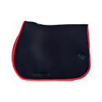 Oxxer - Tapis de selle Mesh noir/ corail paillettes noires | - Ohlala
