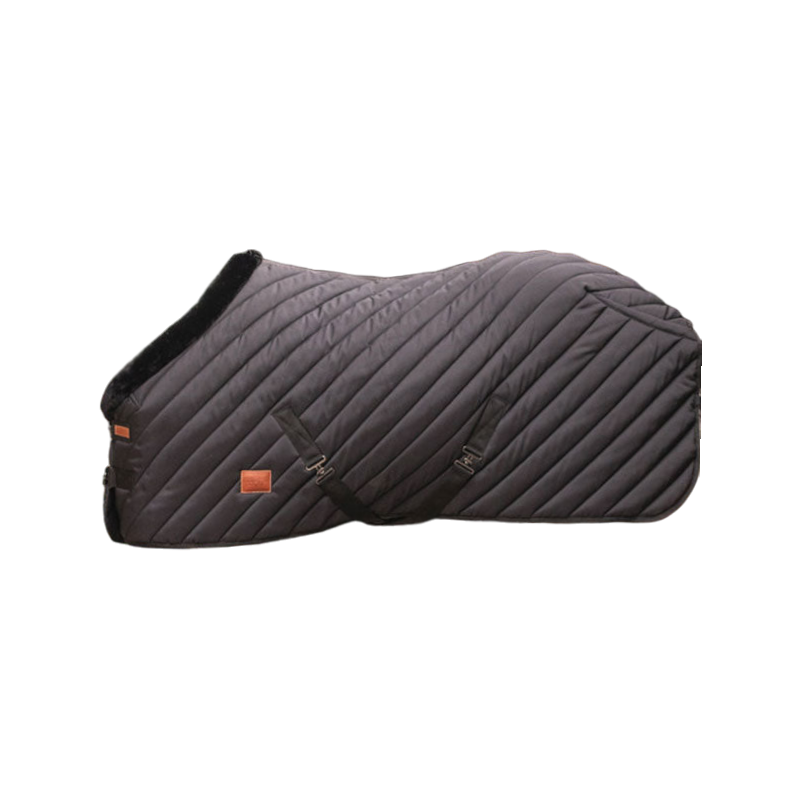 CATAGO Couverture D'Écurie, 100G - Noir/Gris - 155 Cm Couverture Pour Cheval