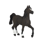 Papo - Zwart Arabisch paard | - Ohlala