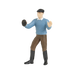 Papo - Palefrenier bleu | - Ohlala
