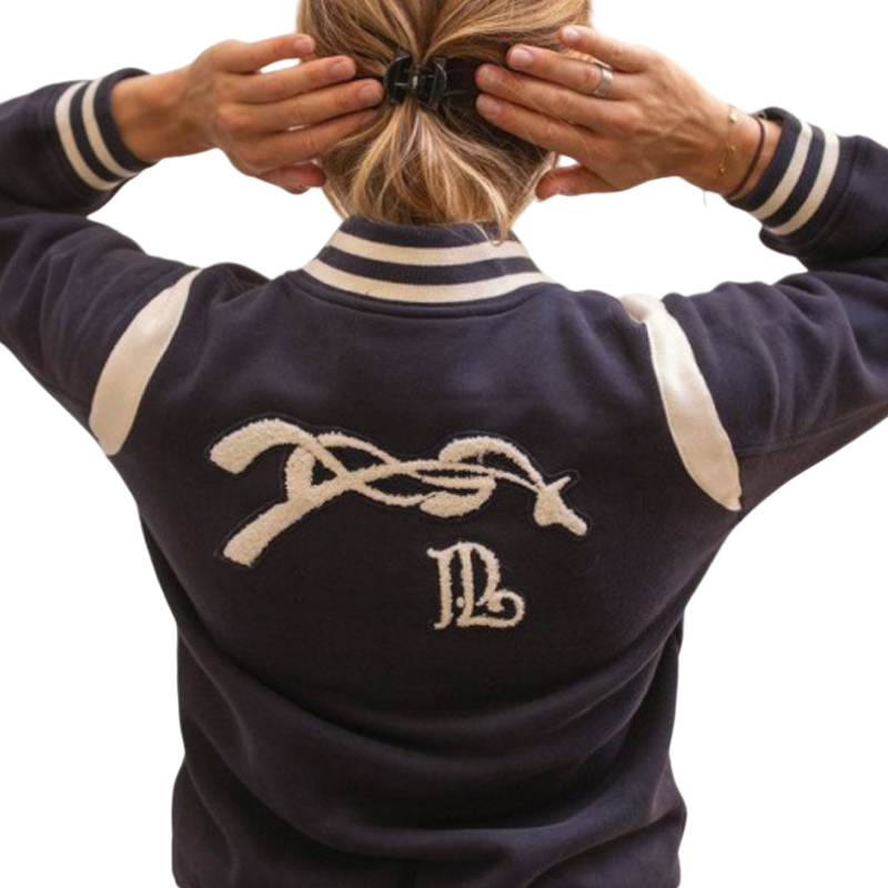 Pénélope - Sweat femme university marine/ off white | - Ohlala