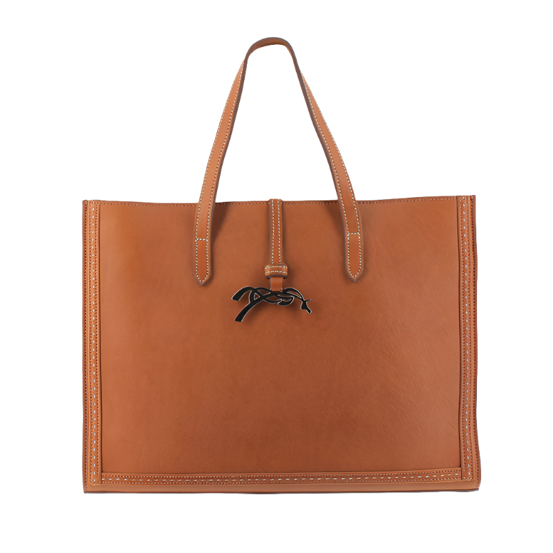 Pénélope - Sac à main Romane cognac | - Ohlala