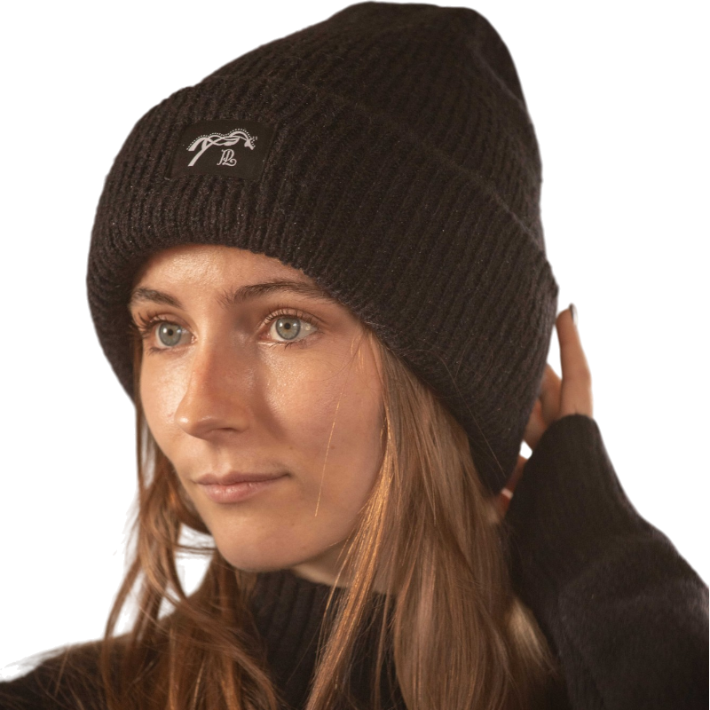 Pénélope - Bonnet femme Solena noir