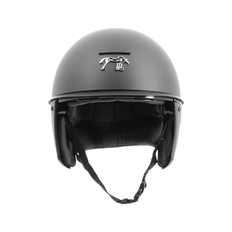 Pénélope - Casque d'équitation visière standard noir mat Pénélope X Freejump