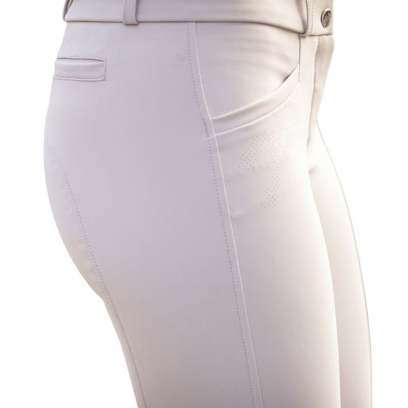 Pénélope - Pantalon d'équitation femme Majestic beige | - Ohlala