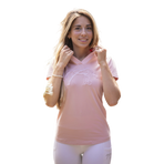 Pénélope - Dames polo korte mouwen Illiana poederroze | - Ohlala