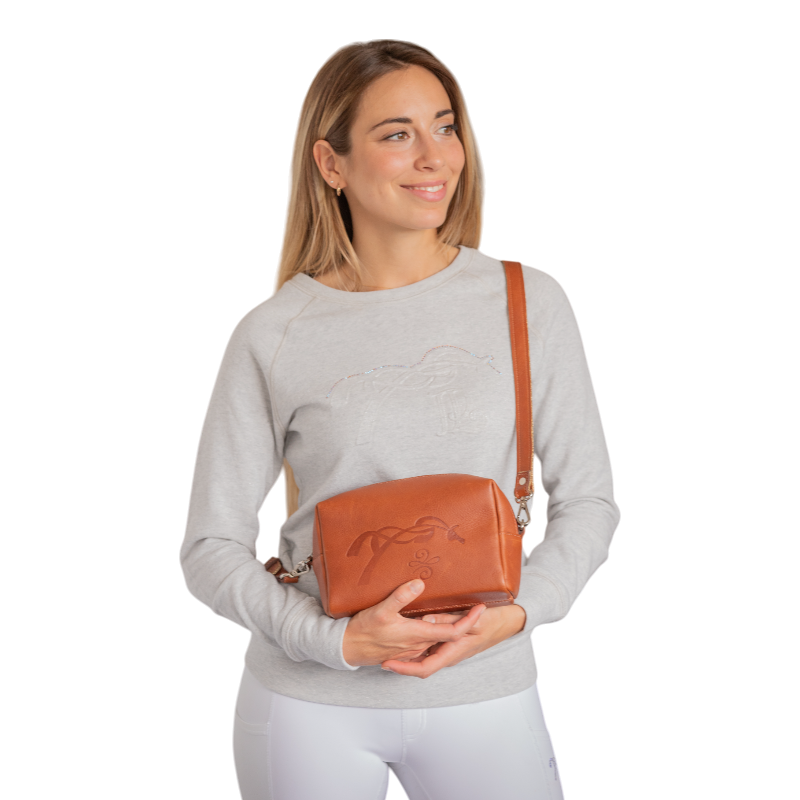 Pénélope - Sac Laly Gold cognac | - Ohlala