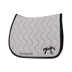 Pénélope - Tapis de selle Classique gris argent/ noir