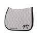 Pénélope - Tapis de selle Classique gris argent/ noir