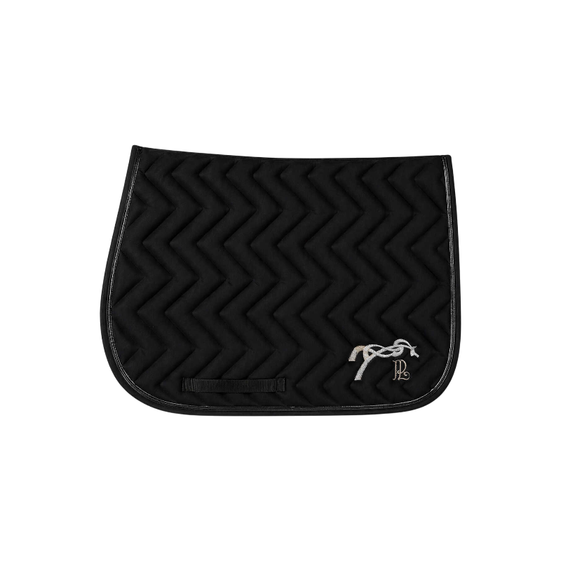 Pénélope - Tapis de selle Velours noir