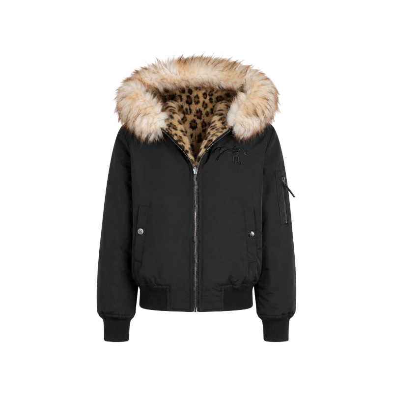Pénélope - Bombers réversible femme Leolyon noir