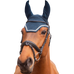 Pénélope - Paardenhoofdkapje Diamant Blauwgroen/Wit