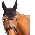 Pénélope - Bonnet pour chevaux Diamant noir/rose gold