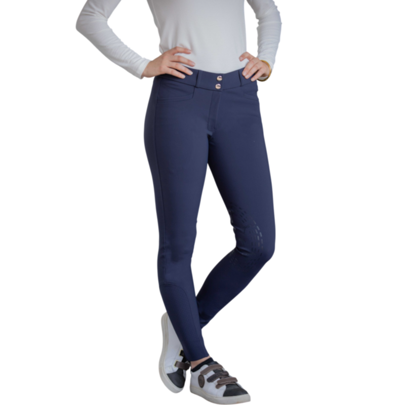 Pénélope - Pantalon d'équitation femme Majestic marine