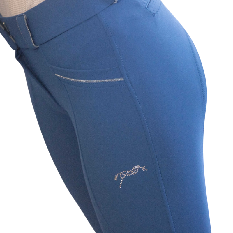 Pénélope - Pantalon d'équitation femme Sybille bleu roi
