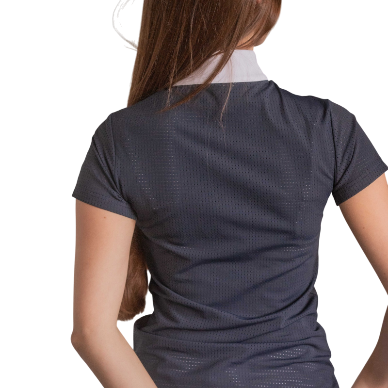Pénélope - Dames polo korte mouwen Florence Mesh marine