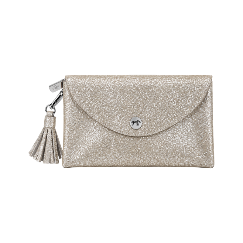 Pénélope - Porte monnaie Candie beige glitter