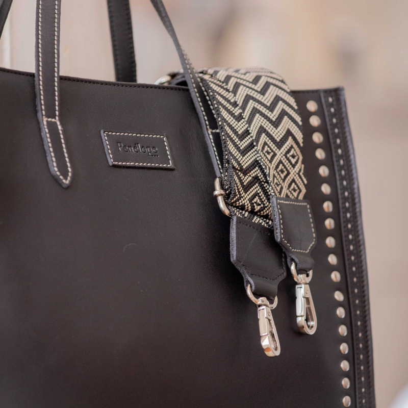 Pénélope - Sac à main Naily Romane noir