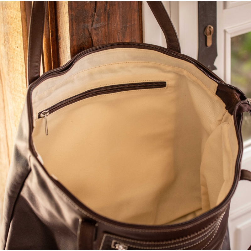 Sac à main Toti havane - Pénélope