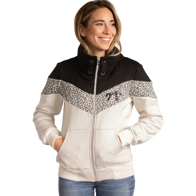 Pénélope - Dames sweatshirt lange mouwen Leonative grijs