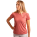 Pénélope – Dames T-shirt korte mouwen Techflo terracotta
