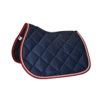 Privilège Equitation - Zadeldek Palm Beach marine/ zilver/ rood | - Ohlala