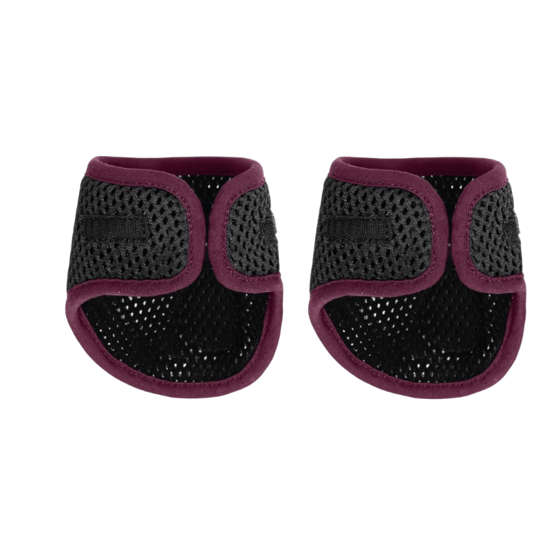 Pro Confort - Darial 3D mesh fluwelen voering voor beschermers zwart/bordeaux