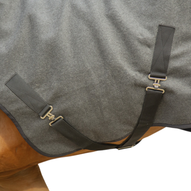 Paddock Sports - Couverture de marcheur Walker Wooltouch gris chiné 0g | - Ohlala